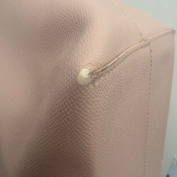 Betsey Johnson Tote Shoulder Bag Blush Pink w/Floral Lining/Purse/Handbag/Large - Picture 16 of 17